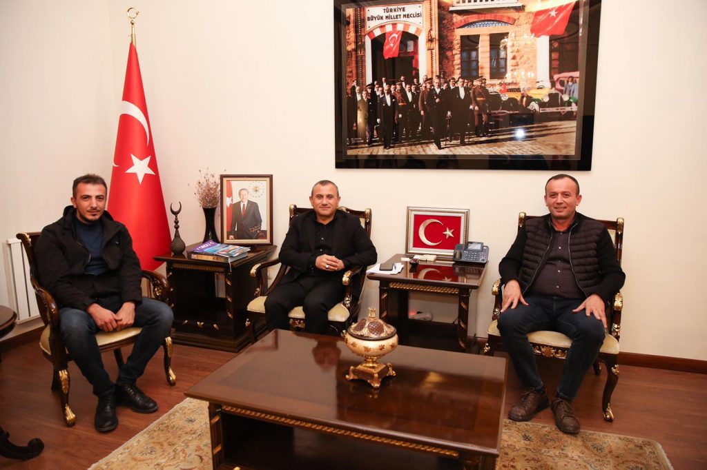 ÜNYE 1957 SPOR KULÜP BAŞKANI OSMAN KARAYİĞİT ORDU VALİSİ İLE GÖRÜŞTÜ. S