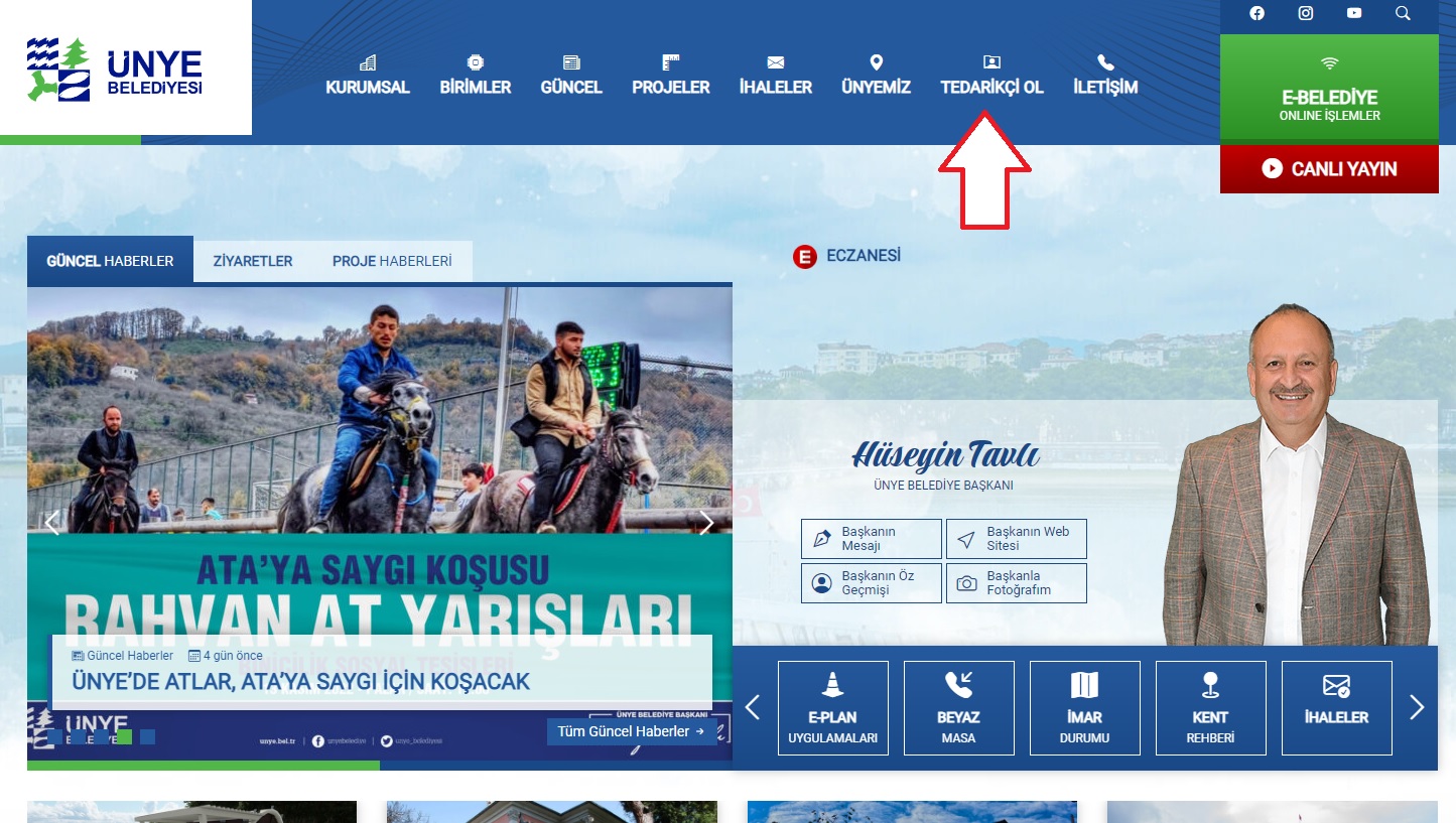 Ünye Belediyesi satın alma süreci ile ilgili bir süredir hazırlıklarını