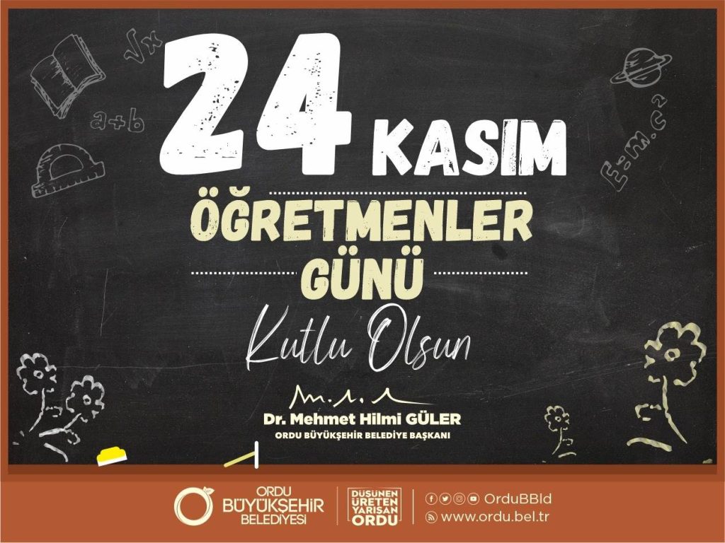BAŞKAN GÜLER’DEN ÖĞRETMENLER GÜNÜ MESAJI gu 1
