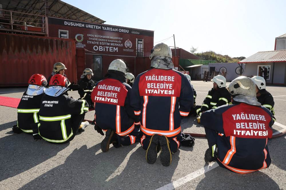 OBİTEM İTFAİYE TEŞKİLATINA GÜÇ KATIYOR image 13