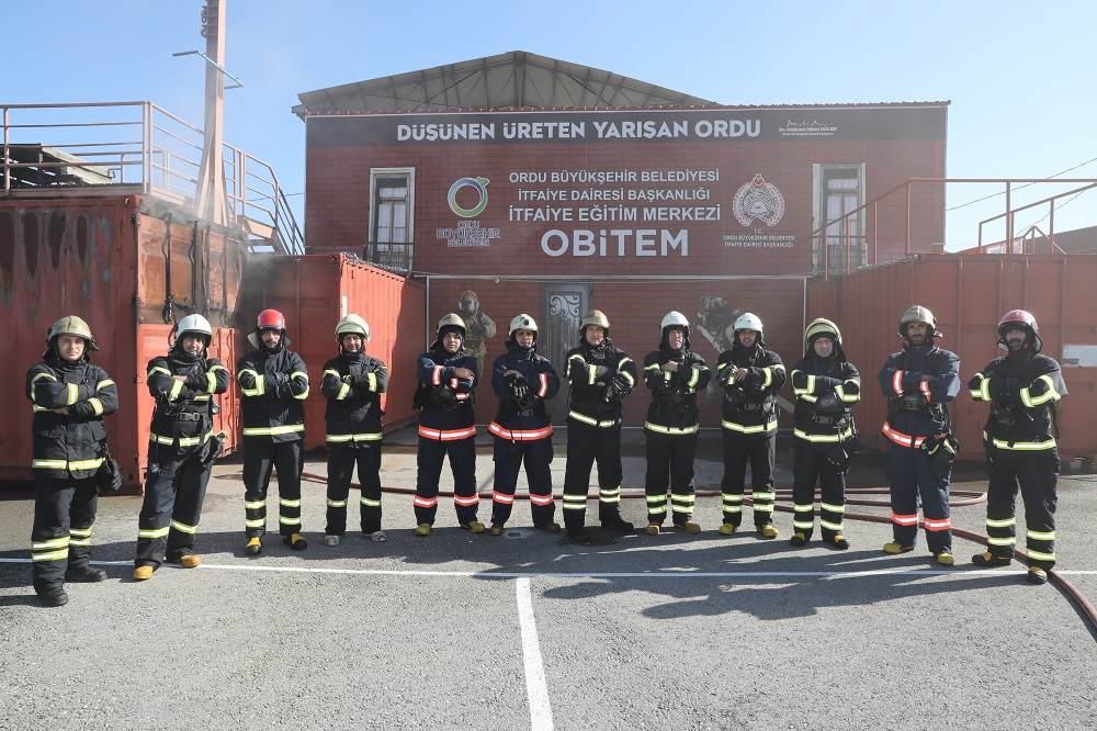 OBİTEM İTFAİYE TEŞKİLATINA GÜÇ KATIYOR image 15
