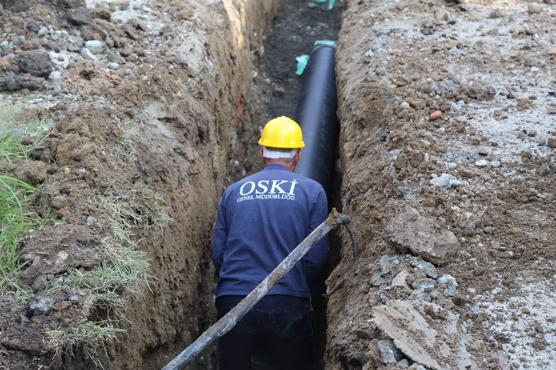 3,5 YILDA OSKİ, 19 İLÇEDE 202 BİN 222 METRE KANALİZASYON