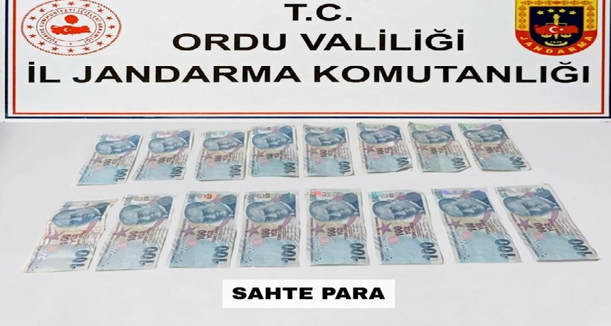 FATSA'DA SAHTE PARA OPERASYONU