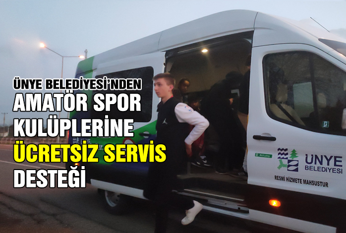 ÜNYE BELEDİYESİ’NDEN AMATÖR SPOR KULÜPLERİNE ÜCRETSİZ ARAÇ DESTEĞİ U 4