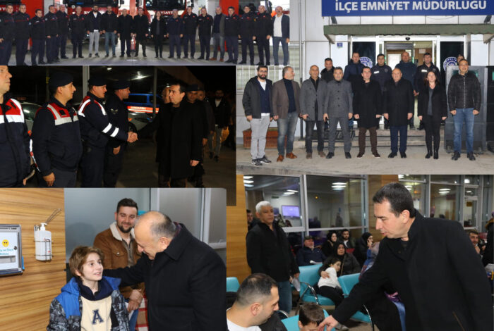 <strong>KAYMAKAM IŞIK VE BAŞKAN TAVLI’DAN YILBAŞI ZİYARETLERİ</strong> BB