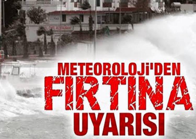 METEOROLİJİDEN FIRTINA UYARISI M