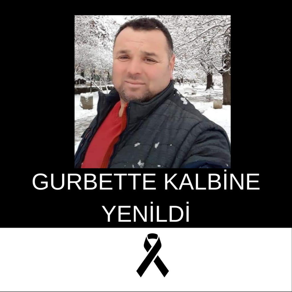 GURBETTE KALBİNE YENİLDİ Siyah Kurumsal Olum Yil Donumu Instagram Gonderisi