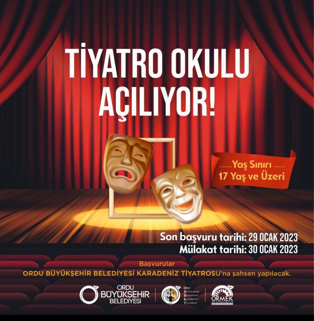 OBBKT’DE ‘TİYATRO OKULU’ AÇILIYOR TI