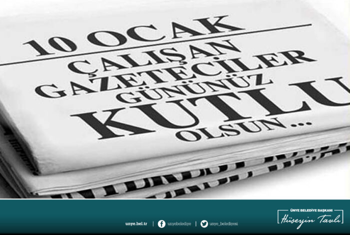<strong>BAŞKAN TAVLI, ÇALIŞAN GAZETECİLER GÜNÜNÜ KUTLADI</strong> g 1
