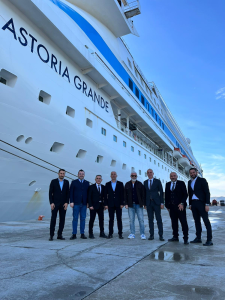 Ünye Ticaret ve Sanayi Odası Ünye’ye demir atan Cruise gemisine