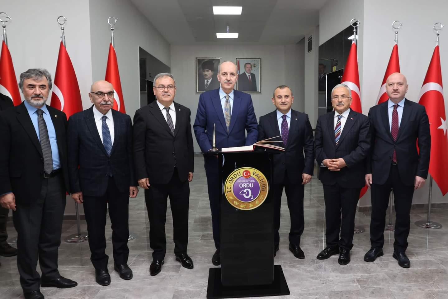 Bir dizi ziyaret ve programlara katılmak üzere Ordu’ya gelen Eski
