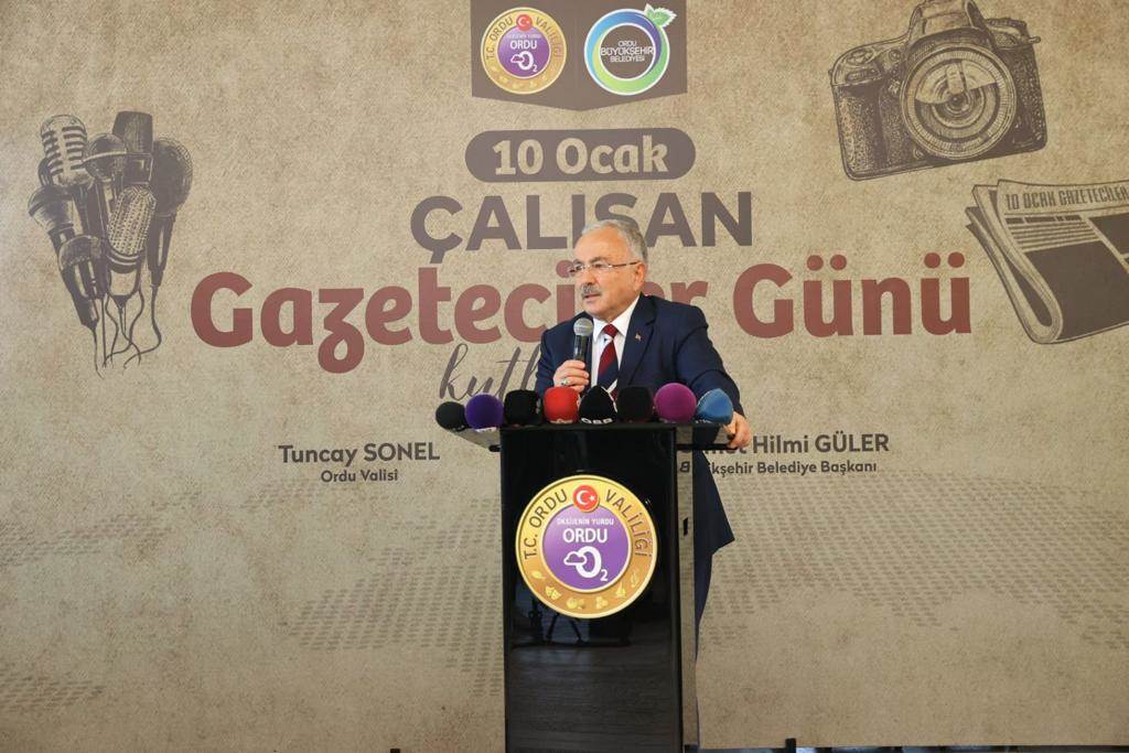 ORDU’DA “10 OCAK ÇALIŞAN GAZETECİLER GÜNÜ” KUTLANDI oc