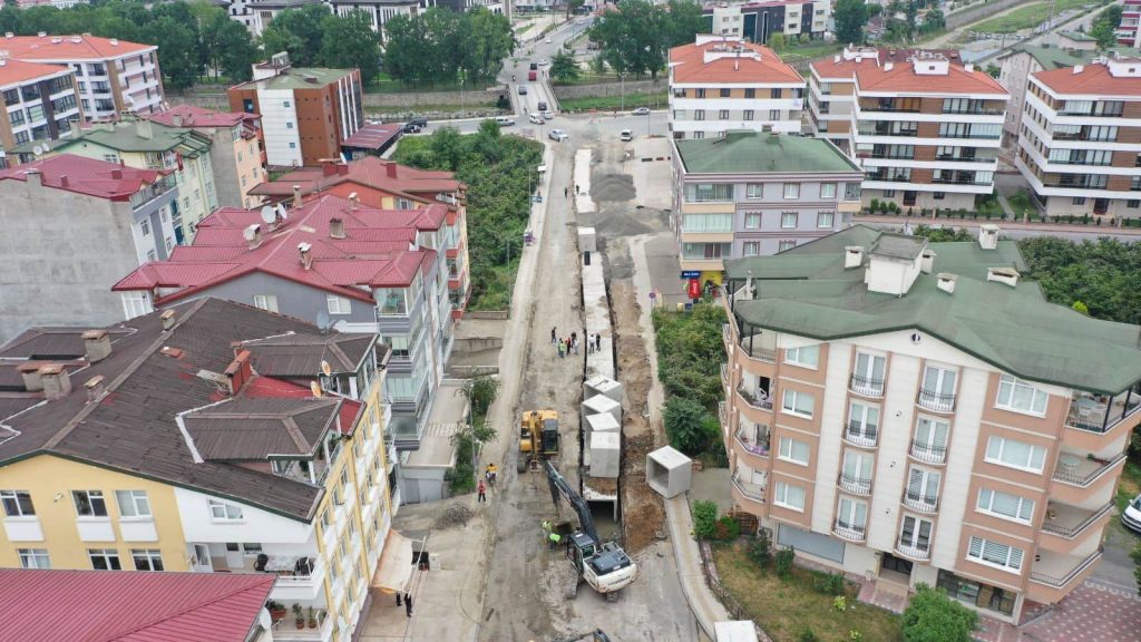 OSKİ’DEN ORDU’YA 9 BİN 803 METRE YAĞMUR SUYU HATTI os 1