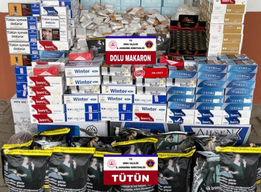 ALTINORDU’DA KAÇAKCILIK OPERASYONU MAKARON
