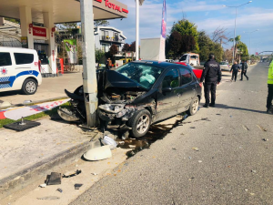Ordu'nun Ünye İlçesi Samsun Ünye Karayolu Gölevi Mahalesinde  meydana