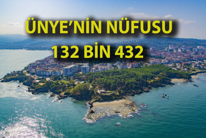 <strong>ÜNYE NÜFUSU 132 BİN 432 OLDU</strong> n
