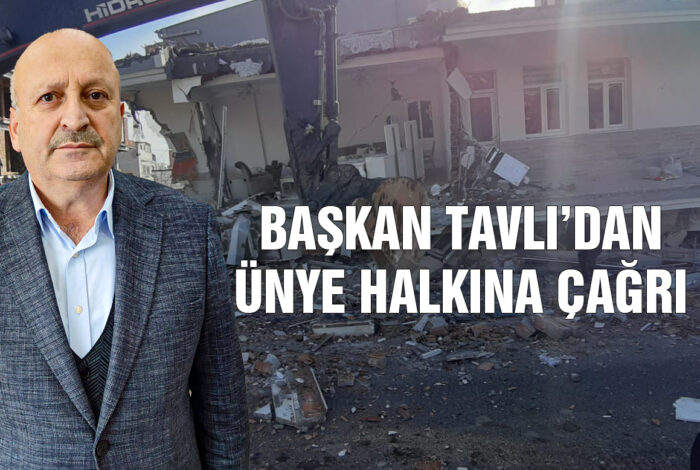 BAŞKAN TAVLI’DAN ÜNYE HALKINA ÇAĞRI: “DEPREMZEDE VATANDAŞLARIMIZI İLÇEMİZDE AĞIRLAYACAĞIZ” t 2