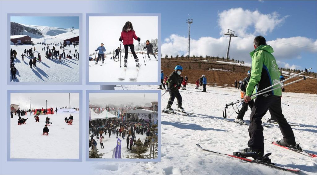 KAYAK MERKEZİ BU SEZON DA DOLDU TAŞTI KA
