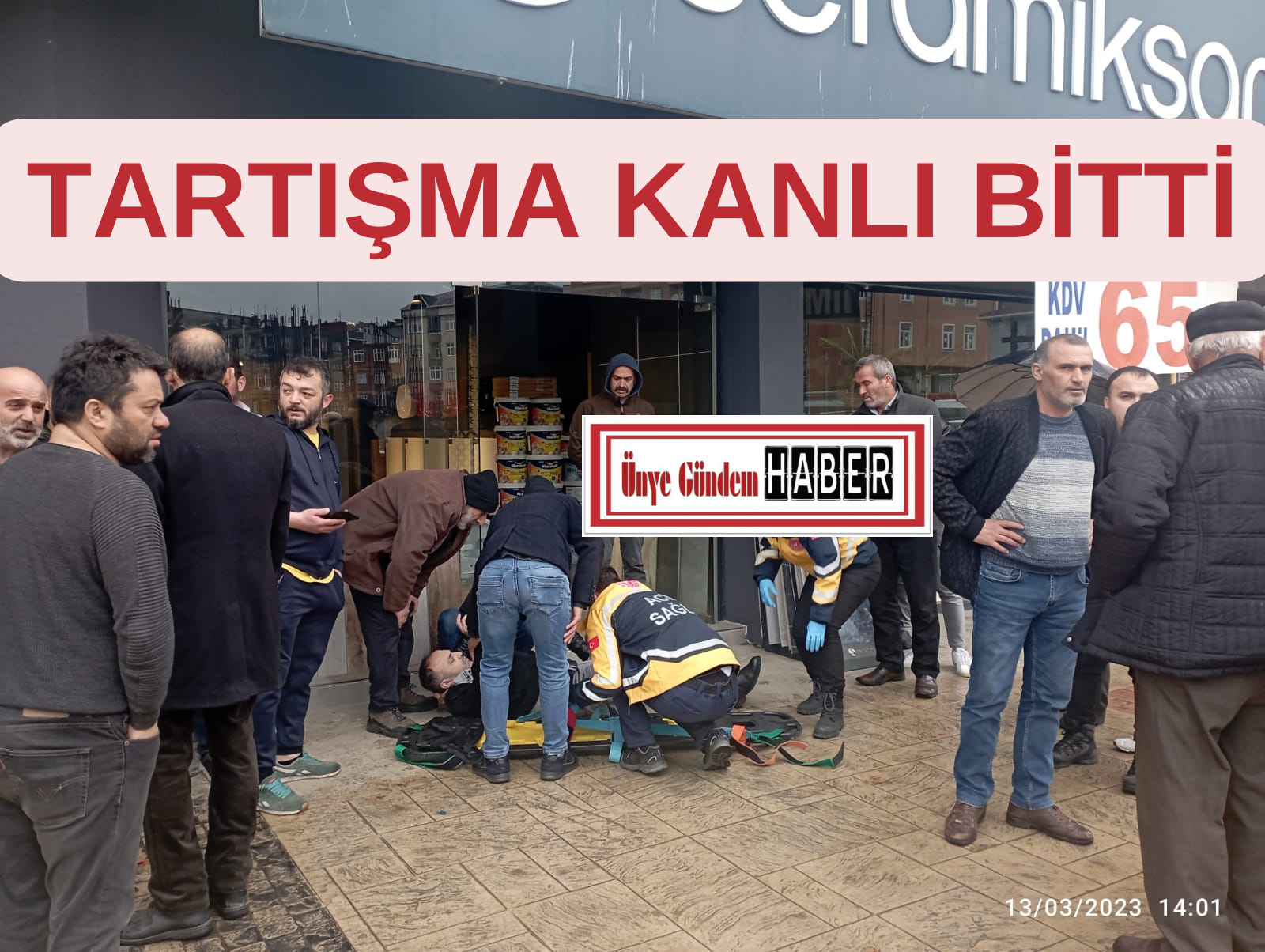 Ünye’de iş yeri sahipleri arasında yaşanan tartışma sonrası iki kişi