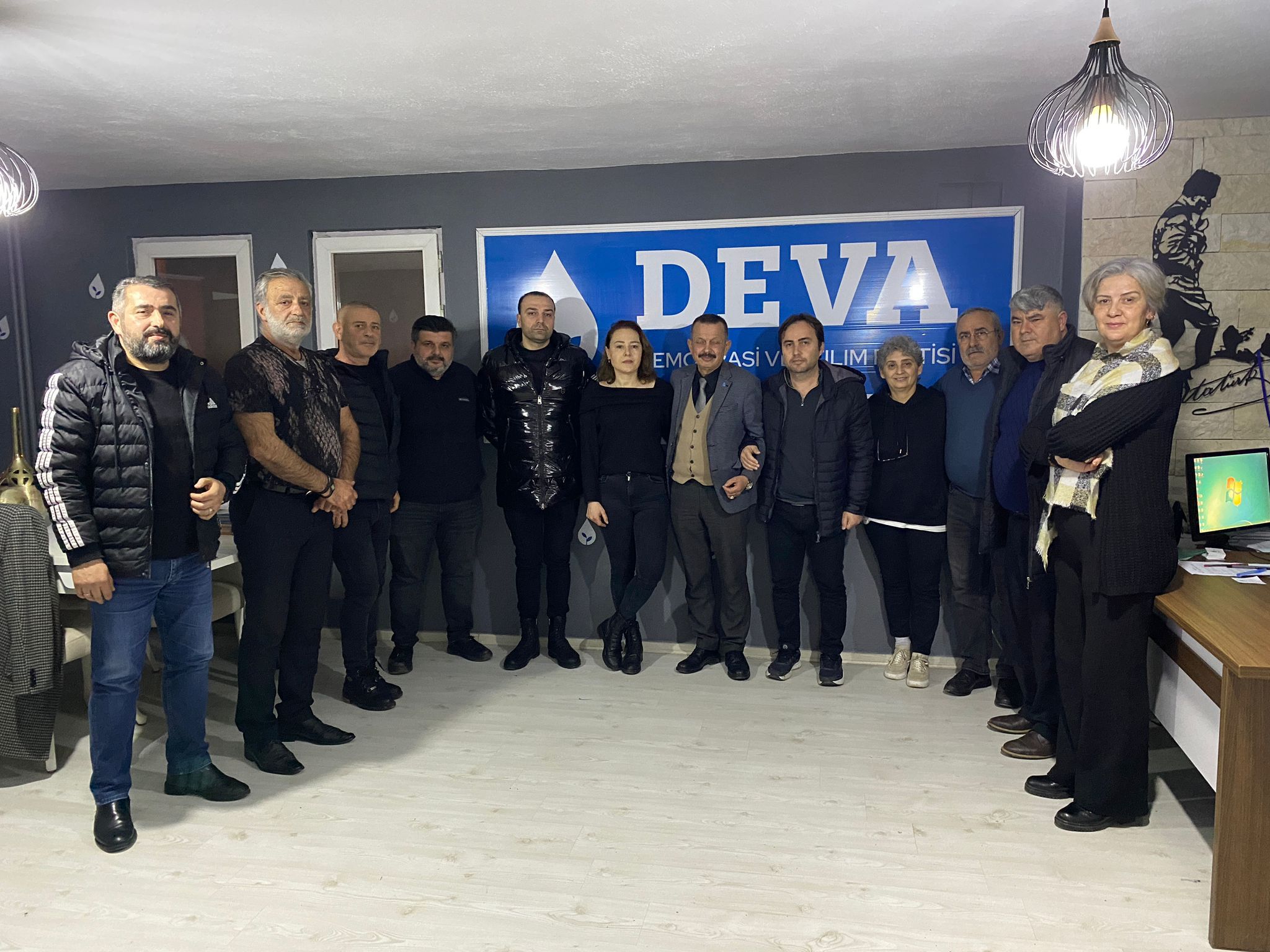 Deva partisi Ünye ilçe başkanı İrfan Tosun Deva partisinden Ordu