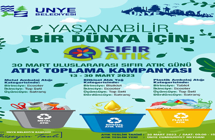 <strong>ÜNYE BELEDİYESİ’NDEN “ATIK TOPLAMA KAMPANYASI”</strong> a 2