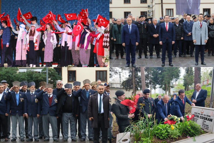 <strong>ÇANAKKALE ZAFERİ’NİN 108’NCİ YILDÖNÜMÜ COŞKUYLA KUTLANDI</strong> ca