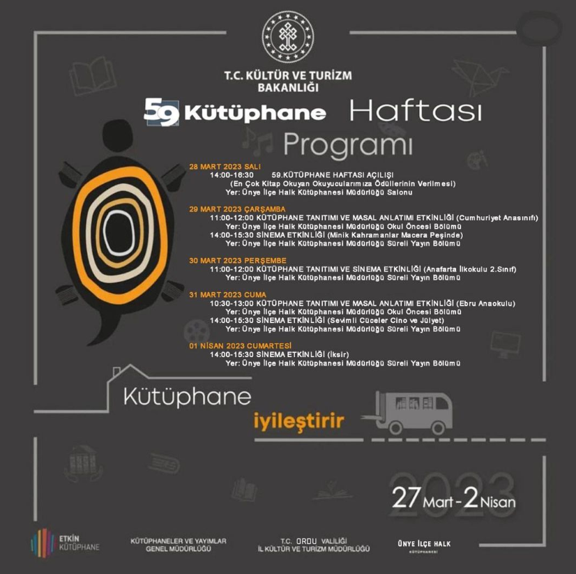<strong>Kütüphaneler Haftası’nın açılışı gerçekleştirildi.</strong> ku1