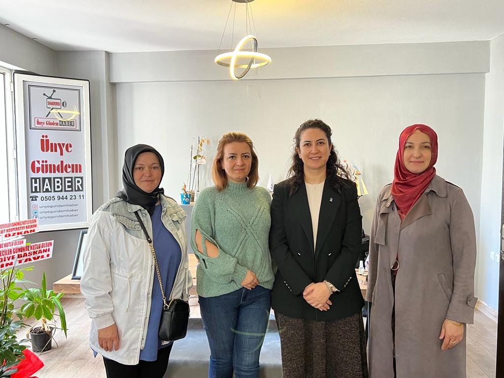 TİYALOĞLUN'DAN ÜNYE GÜNDEM HABER'E ZİYARET nese