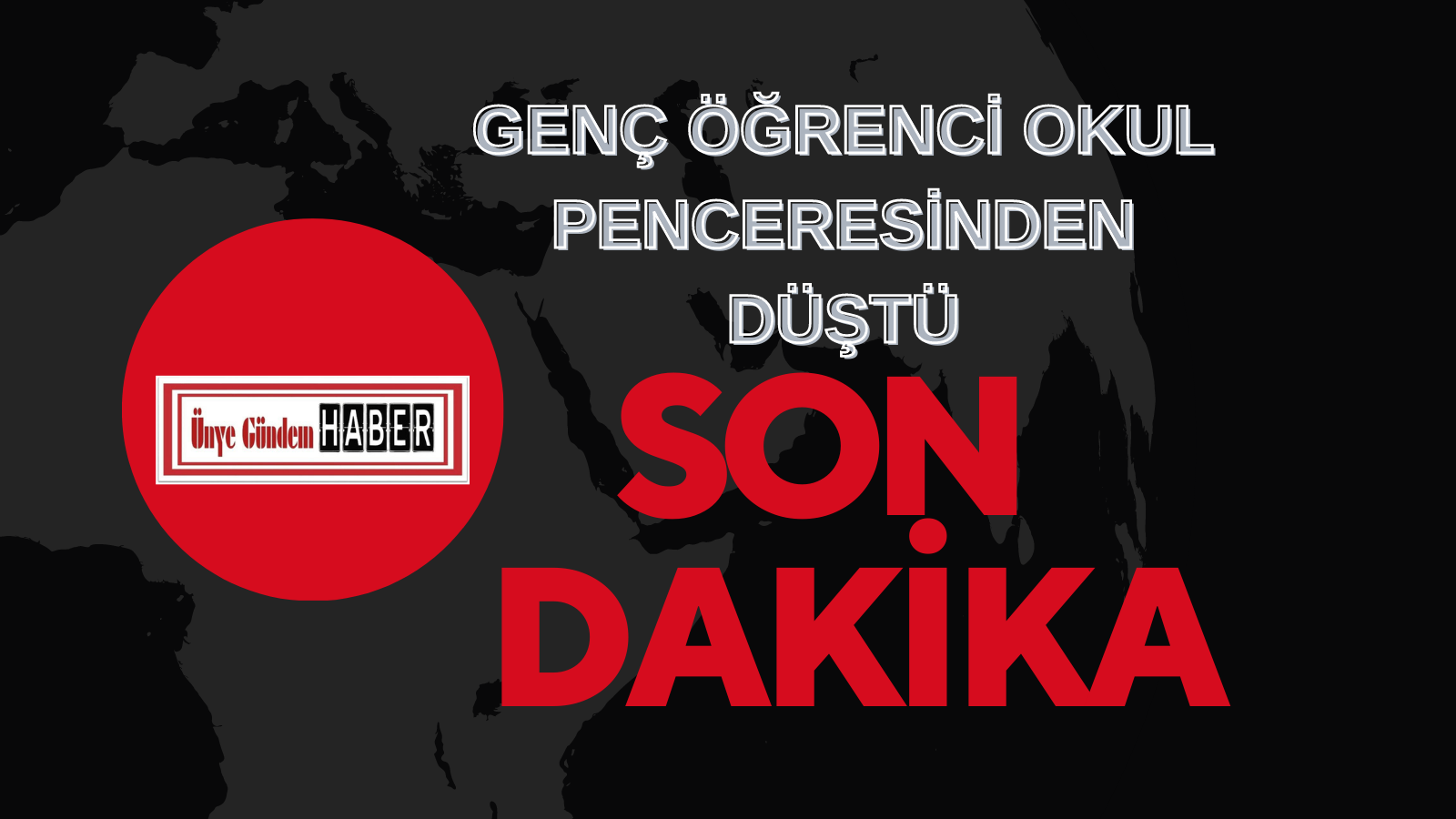 Alınan bilgiye göre, Ünye Fen Lisesi 10. sınıf öğrencisi 16