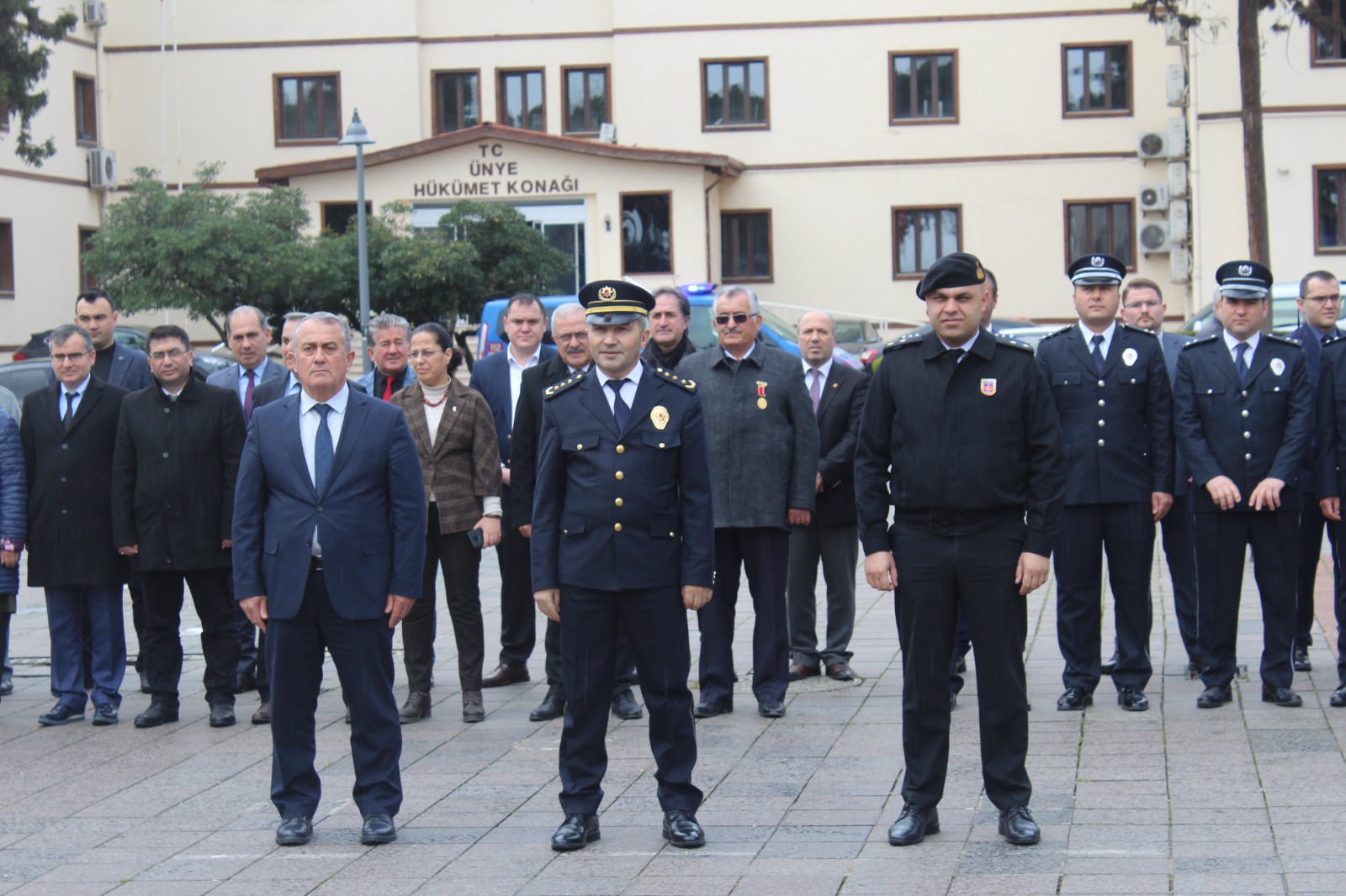 Ünye’de Türk Polis Teşkilatı’nın 178. kuruluş yıl dönümü dolayısıyla tören