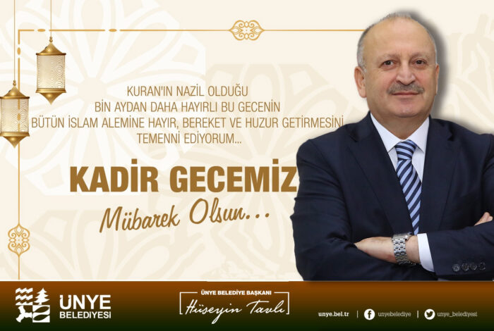 BAŞKAN TAVLI; “BU GECE İLAHİ FEYZ VE BEREKET GECESİDİR” ta 1