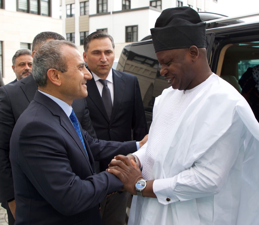 Vali Sonel, Batı Afrika Heyetini Kabul Etti v1 4