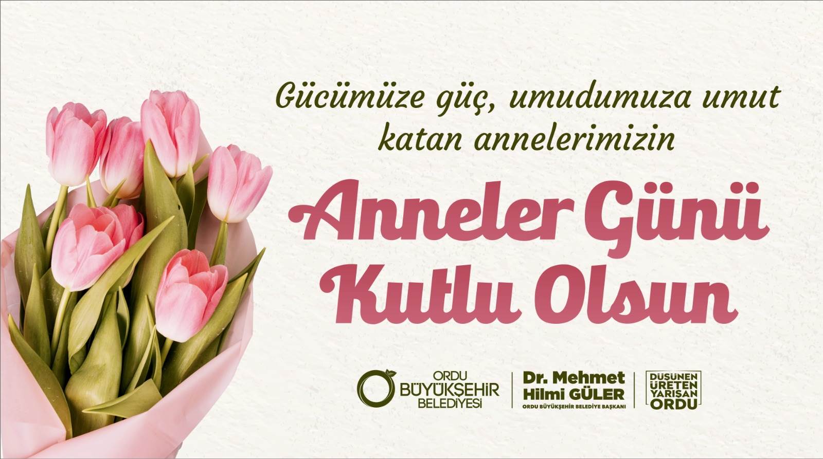 Ordu Büyükşehir Belediye Başkanı Dr. Mehmet Hilmi Güler, Anneler Günü