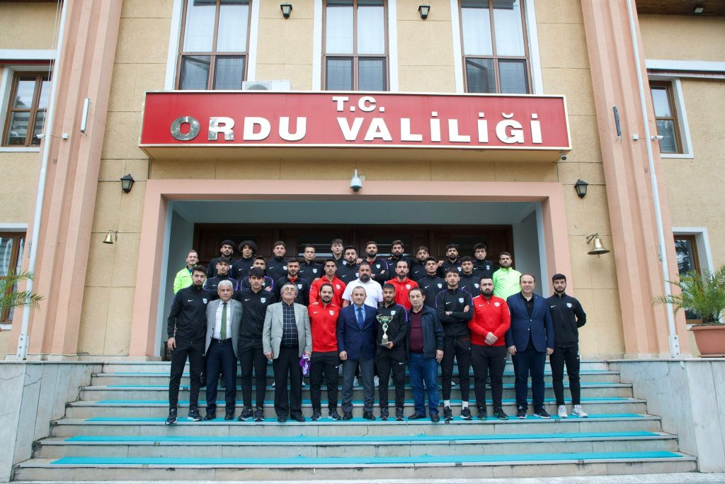Şampiyon Orduspor’dan, Vali Sonel’e Teşekkür Ziyareti s 3