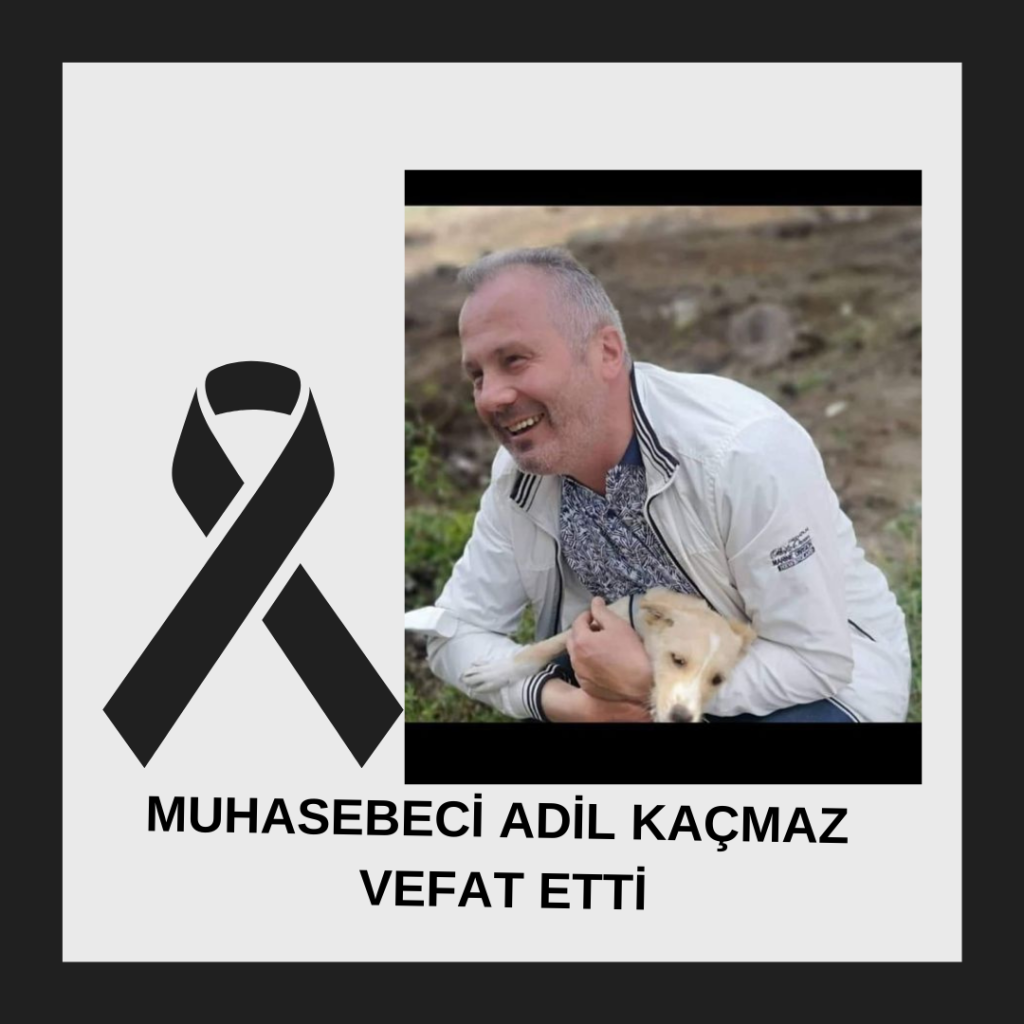 MUHASEBECİ ADİL KAÇMAZ VEFAT ETTİ Black Rest in Peace Instagram Post 2
