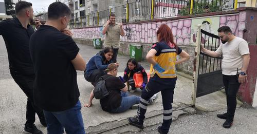 Ünye’de Okul Bahçesinde Gergin Anlar c 3