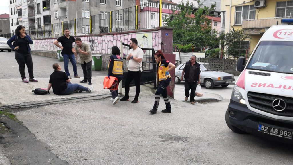 Ünye’de Okul Bahçesinde Gergin Anlar c2 2