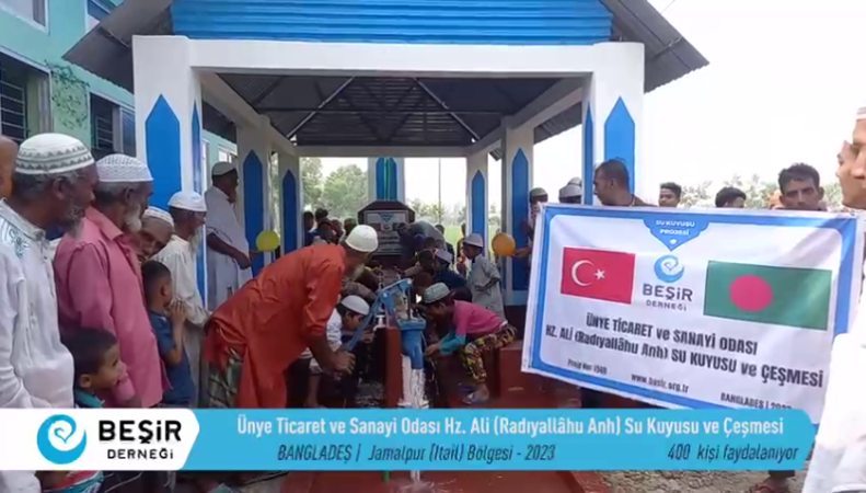 ÜTSO VE BEŞİR DERNEĞİ’NDEN BANGLADEŞ’E SU KUYUSU AÇILDI U