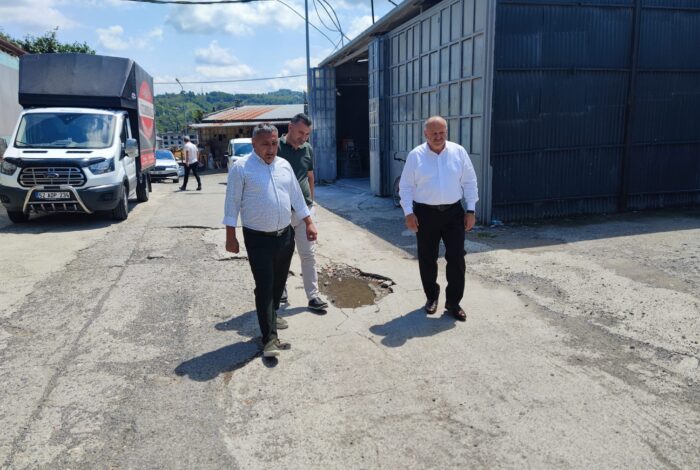 Ünye Sanayi Sitesinde ikinci etap sıcak asfalt çalışmaları başlıyor. Kısa