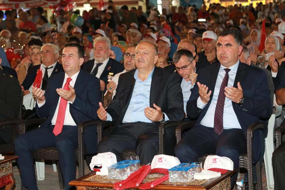 Ordu´da, 15 Temmuz Demokrasi ve Milli Birlik Günü´nün 7´nci yıl