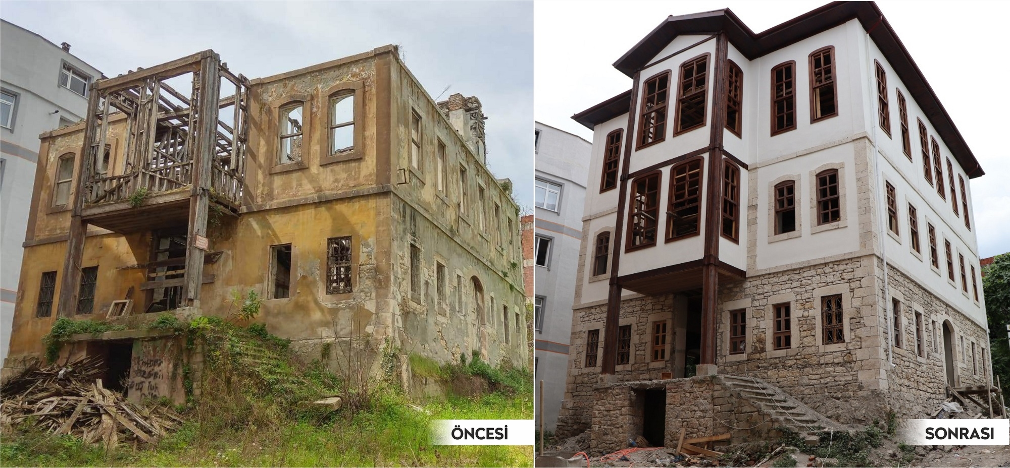 SELİMİYE KONAK ORTAYA ÇIKTI ORDU BÜYÜKŞEHİR BELEDİYESİ TARAFINDAN RESTORE EDİLEN