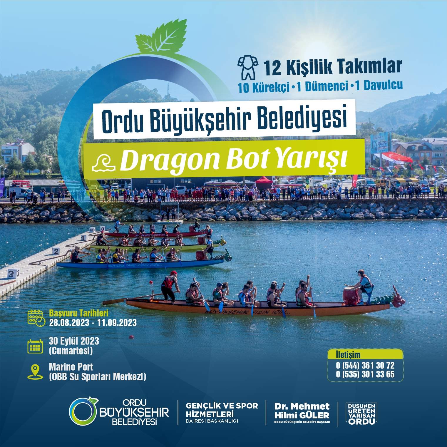 SÜPER TESİSTE SÜPER YARIŞMA ORDU, SU SPORLARI ALANINDA YENİ YARIŞMAYA