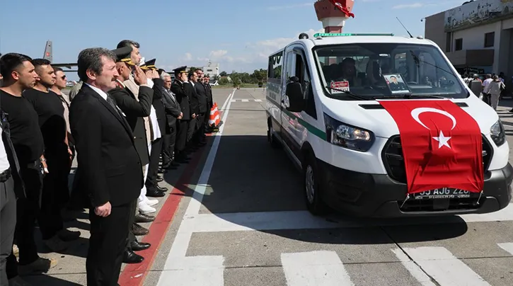 ORDU’NUN ŞEHİDİ MEMLEKETİNE GELDİ s