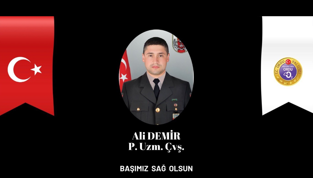 Akkuş ilçesinden Piyade Uzman Çavuş Ali Demir, bugün Irak’ın kuzeyinde