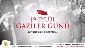 Ak Parti Ünye İlçe Başkanı Hasan Fahri Alparslan, 19 Eylül