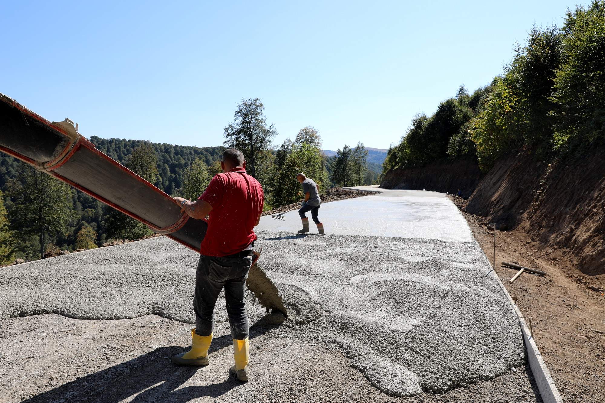 YEŞİL YOLDA ÇALIŞMALAR TAM GAZ YAYLALAR YEŞİL YOL İLE BİRLEŞİYOR
