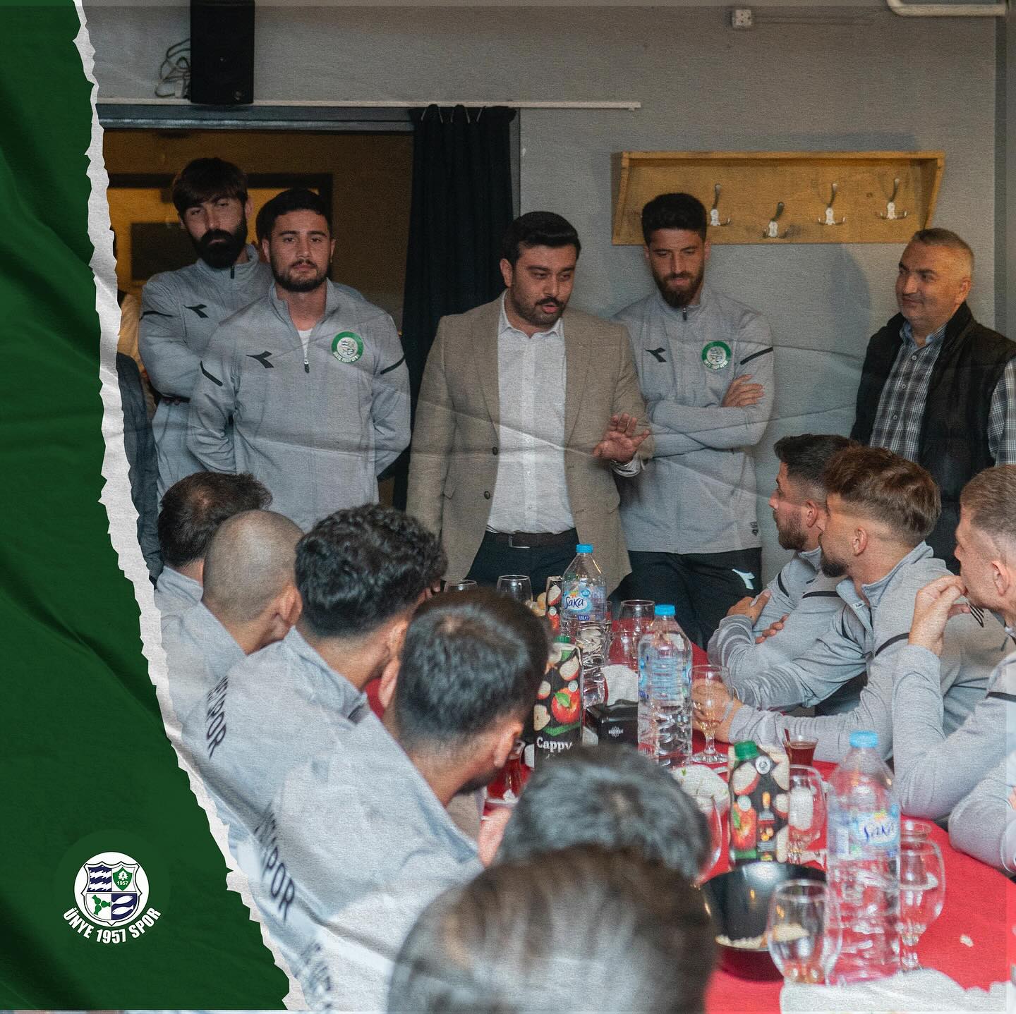 Ünye 1957  spor kulübü yönetimi ve futbolcuları  lige başlangıcı öncesi