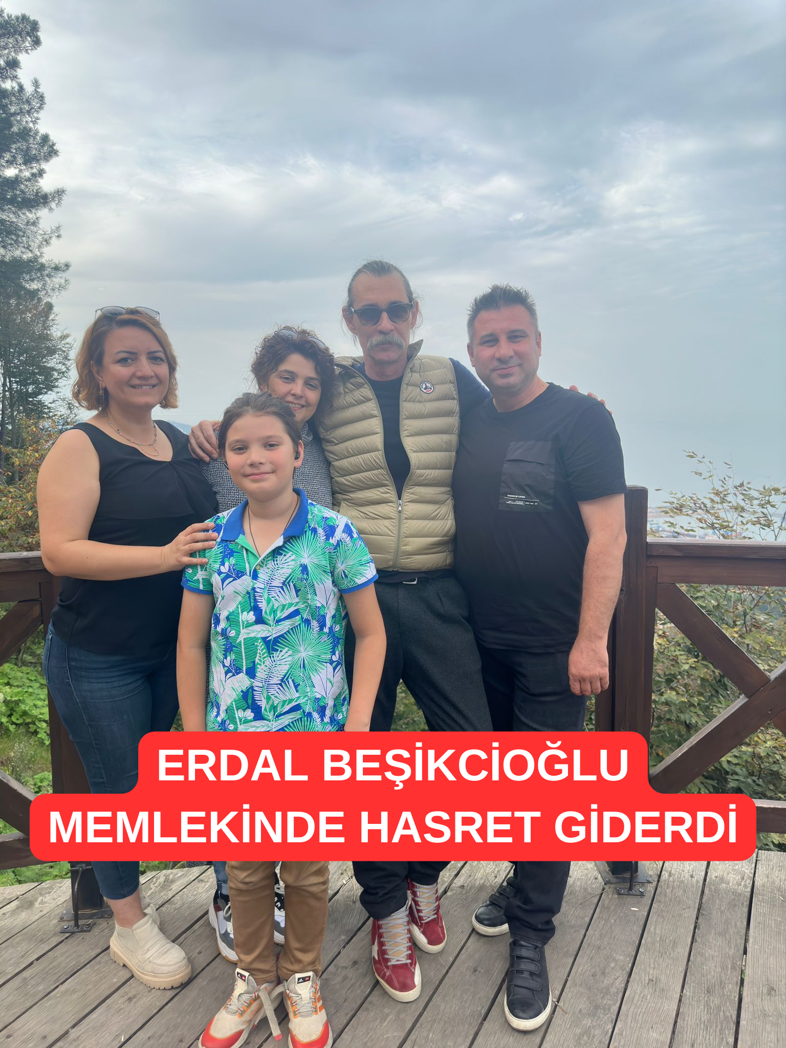Oyunculuğu ile artık tüm Türkiye’ye mâlolmuş Ünyeli sanatçı Erdal Beşikçioğlu,