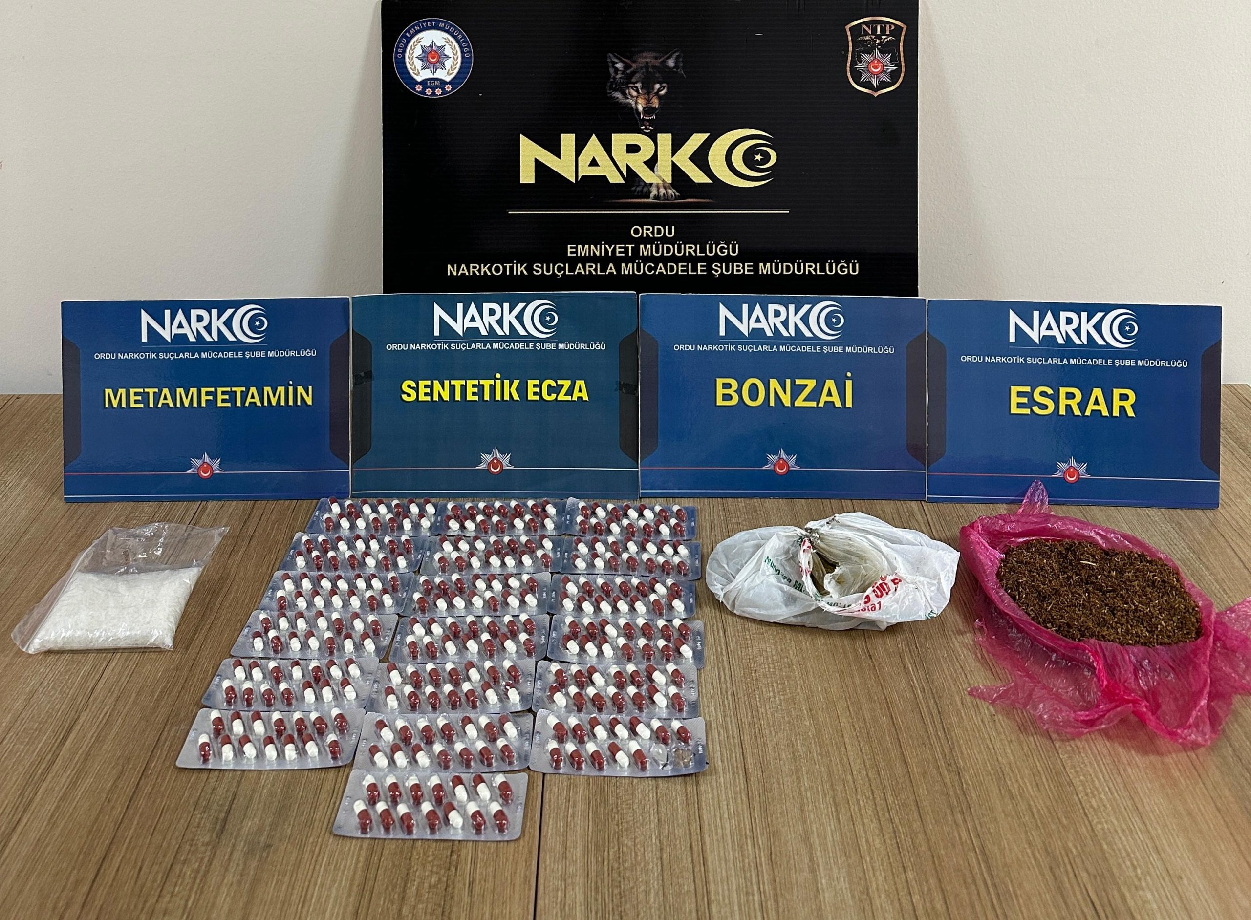 Ordu Emniyeti uyuşturucu operasyonları yapmaya devam ediyor. Son bir hafta