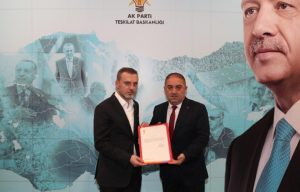 AK Parti Ünye İlçe Başkanı Hasan Fahri Alparslan’ın Yönetim Kurulu